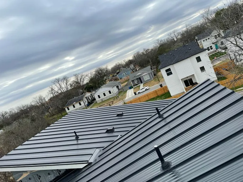 Standing seam metal roof panels with vents for Skylight Repair in Oak Bluffs